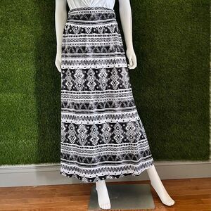 Joe B Knit Tribal Maxi Skirt